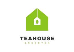 Home-Logo, geeignet für den Teeladen, das Café und andere. vektor