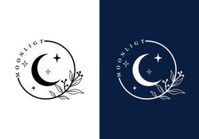 Das Moonlight-Logo eignet sich für alle Geschäftssymbole. vektor