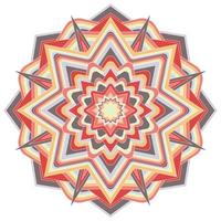 Mandala. dekoratives rundes Ornamentmuster. vintage geometrische elemente. vektor