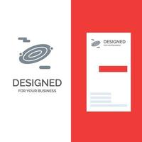 Rotation Science Space Grey Logo-Design und Visitenkartenvorlage vektor