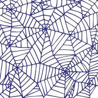 halloween Spindel webb tapet, hand ritade, bakgrund, skriva ut, konst. vektor