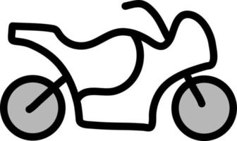 schnelles Motorrad, Illustration, Vektor auf weißem Hintergrund.