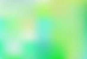 ljusgrön, gul vektor abstrakt suddigt mönster.