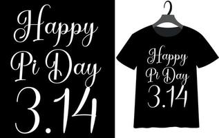 happy pi day t-shirt design vektor