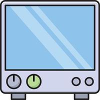 monitor-bildschirm-vektorillustration auf einem hintergrund. hochwertige symbole. vektorikonen für konzept und grafikdesign. vektor