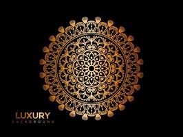 Luxus-Mandala-Hintergrund, dekorativer Hintergrund mit elegantem Mandala-Design vektor