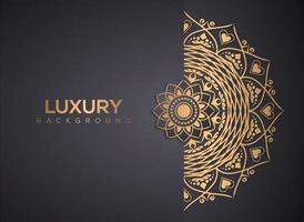 Luxus-Mandala-Hintergrund, dekorativer Hintergrund mit elegantem Mandala-Design vektor