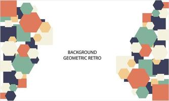 platt geometrisk bakgrund fri vektor. eps10 vektor