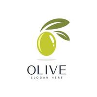 Olivenöl Logo Schönheit und Spa-Design-Vorlage vektor