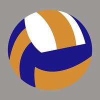 Volleyballball, Illustration, Vektor, auf weißem Hintergrund. vektor