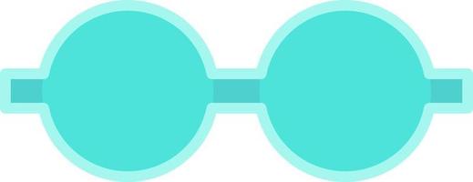 blaue Sonnenbrille, Illustration, auf weißem Hintergrund. vektor
