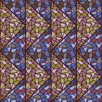 dekorativ kalejdoskop sömlös mönster. kreativ optisk illusioner mosaik- prydnad. vektor