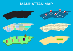 Gratis Manhattan Map Vector