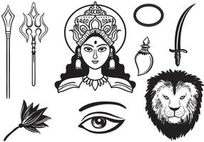 Kostenlose Durga 2 Vektoren