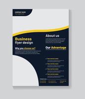 kreative Business Flyer Design-Vorlage vektor