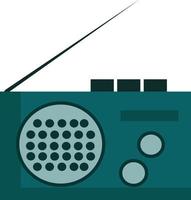 en årgång radio uppsättning vektor eller Färg illustration