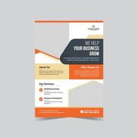 Corporate Business Flyer Vorlage Design vektor