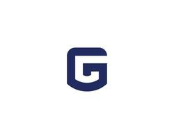 g logotyp design vektor mall