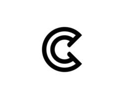 c-Logo-Design-Vektorvorlage vektor