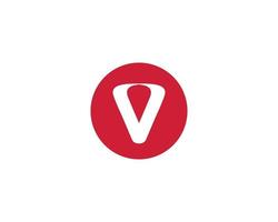 v logotyp design vektor mall