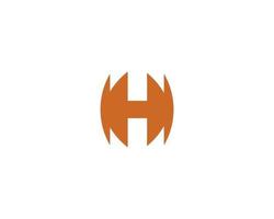 h-Logo-Design-Vektorvorlage vektor