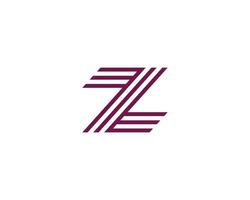 z logotyp design vektor mall