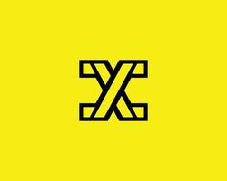 x logotyp design vektor mall