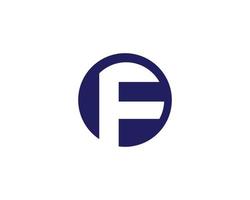 f logotyp design vektor mall