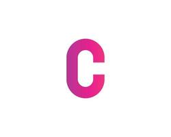 c logotyp design vektor mall