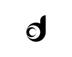 d-Logo-Design-Vektorvorlage vektor