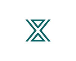 x-Logo-Design-Vektorvorlage vektor