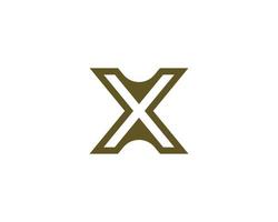 x logotyp design vektor mall