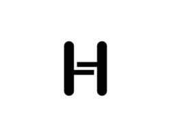 h-Logo-Design-Vektorvorlage vektor