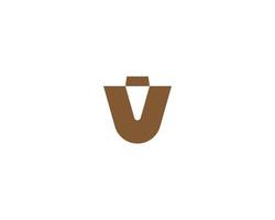 v logotyp design vektor mall