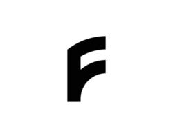 f logotyp design vektor mall