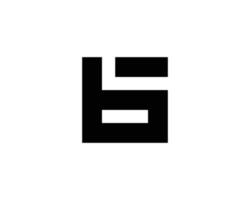 b logotyp design vektor mall