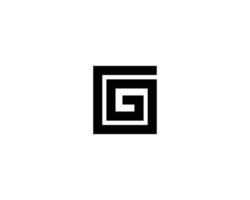 g-Logo-Design-Vektorvorlage vektor