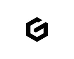 g logotyp design vektor mall