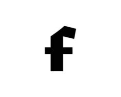 f logotyp design vektor mall