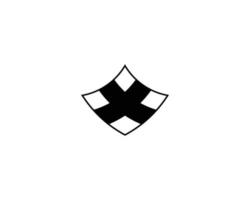 x-Logo-Design-Vektorvorlage vektor