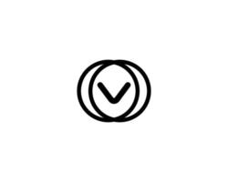 v-Logo-Design-Vektorvorlage vektor