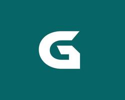 g logotyp design vektor mall