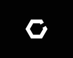 c logotyp design vektor mall