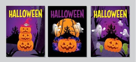 Halloween Cover Set vektor