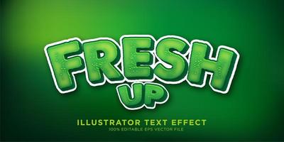 grön ny texteffekt design