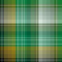 Nahtloses Muster in schönen grünen, schwarzen und grauen Farben für Plaid, Stoff, Textil, Kleidung, Tischdecke und andere Dinge. Vektorbild. vektor