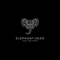 elefant logotyp ikon design mall vektor