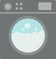 Waschmaschine, Illustration, Vektor auf weißem Hintergrund.