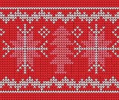 nahtloses ukrainisches weihnachtsstricken gestickte mustervektorillustration mit modischer farbe vektor