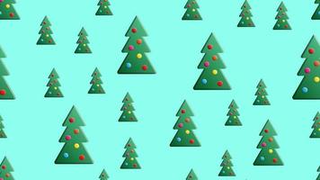 naiv jul vektor sömlös mönster med träd ans snö. xmas enkel textur. jul mönster. jul träd. omslag papper